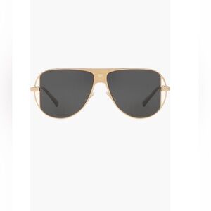 Versace Gold and Black Sunglasses